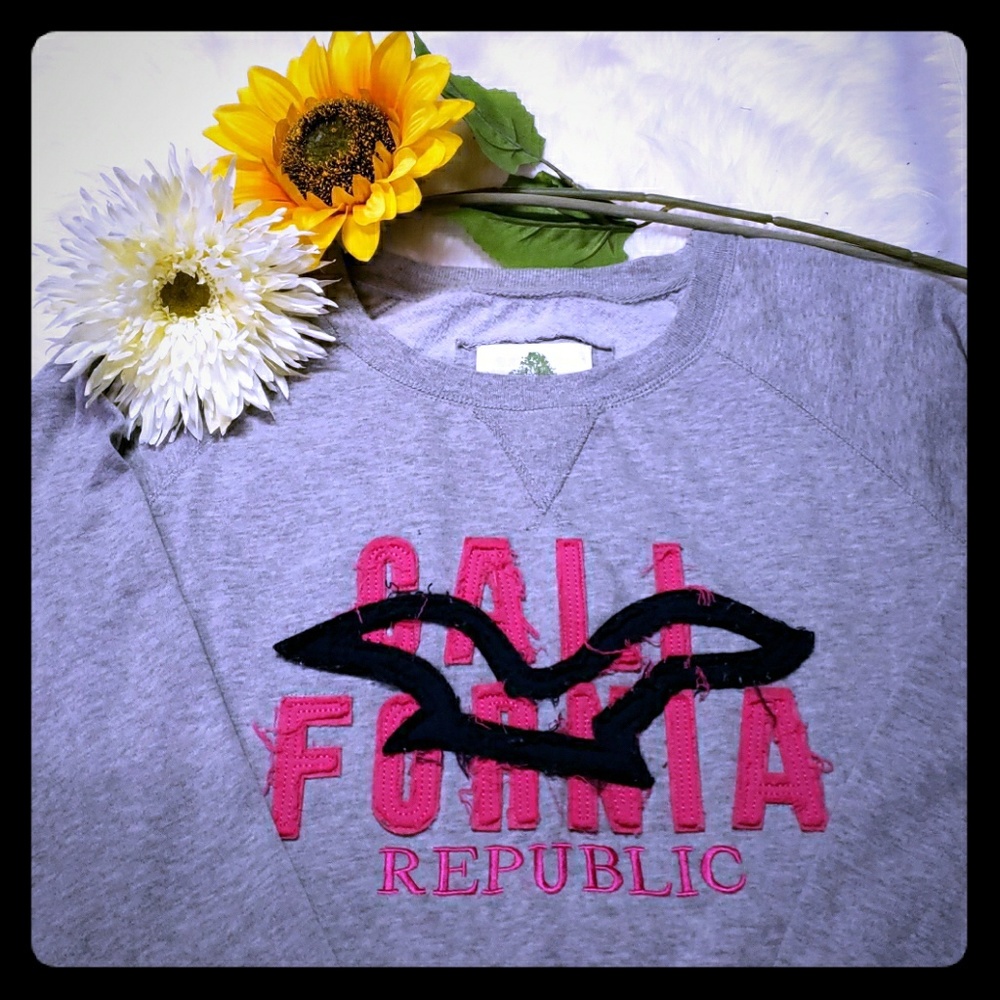 California Republic gray sweatshirt